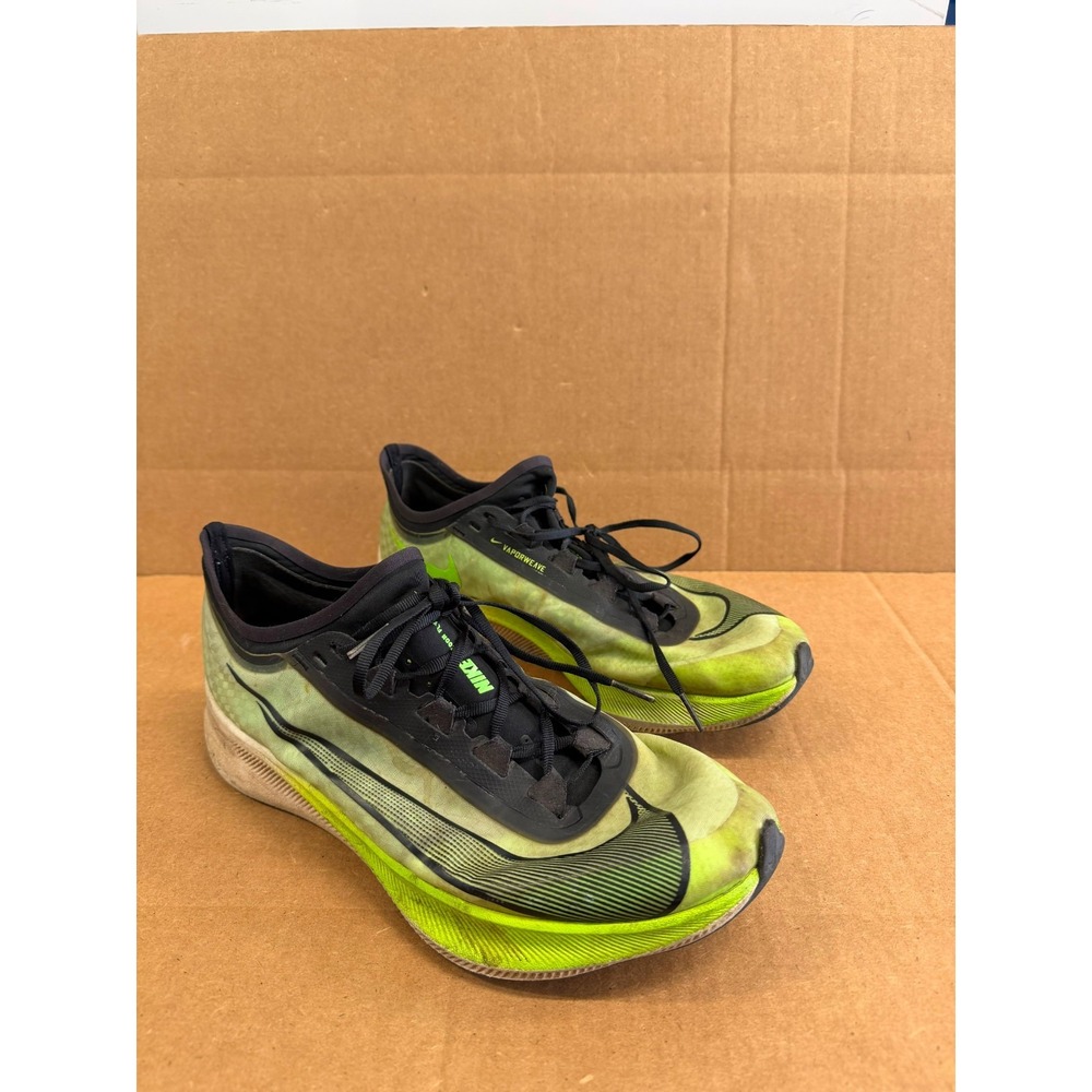 Nike Zoom Fly 3 Running Shoes Electric Green AT8240-300 Mens Size 11 US